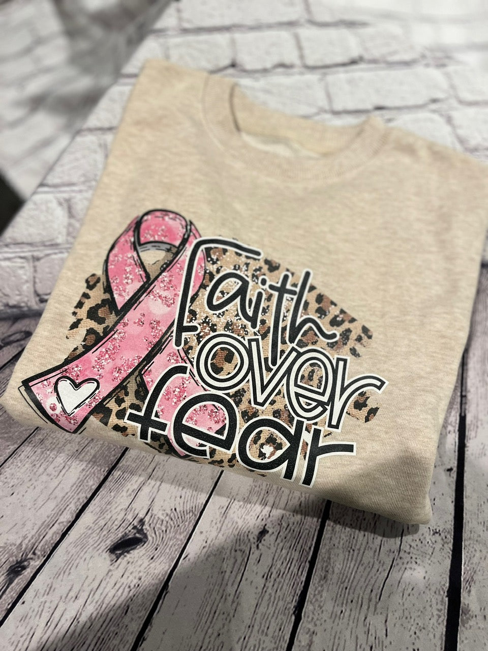 Breast Cancer Spirit Sweater/with Splits