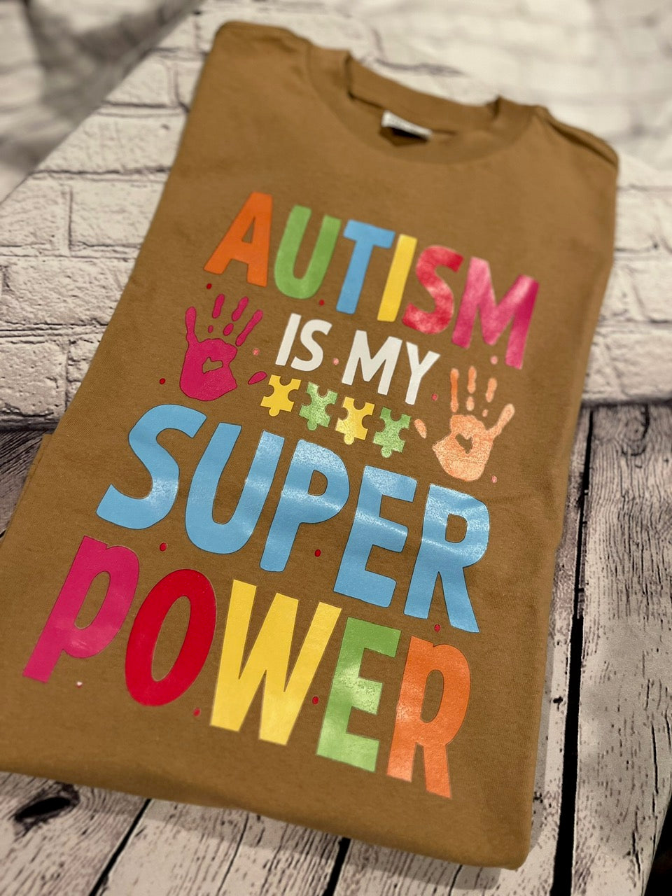 Autism Is My Super Power T- Shirt